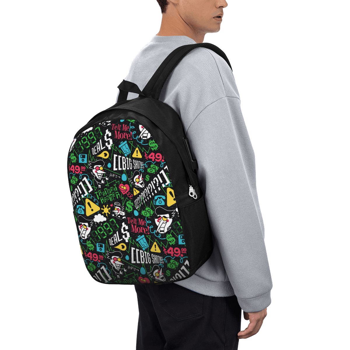Travel Bags - Рюкзак Deltarune SPAMTON G, дорожная сумка