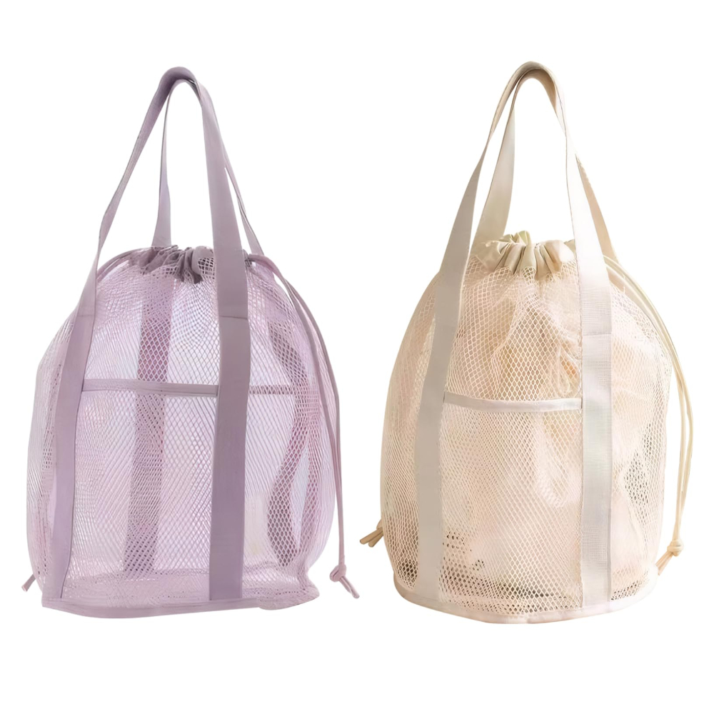 Handbags - Дорожная косметичка-органайзер сетчатая, складная, ультралегкая, с