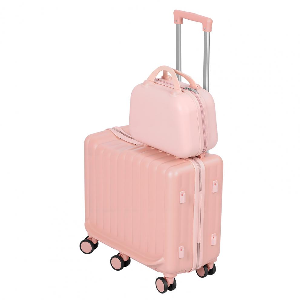 Kids Ride On Suitcase Scooter - Прочный 20-дюймовый детский чемодан-самокат с педалями,