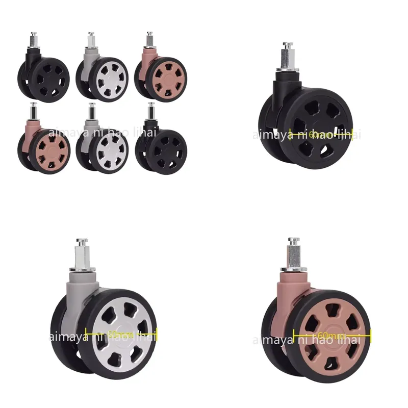 Silent Replacement Luggage Wheels - Универсальные сменные колеса для багажа, бесшумные,