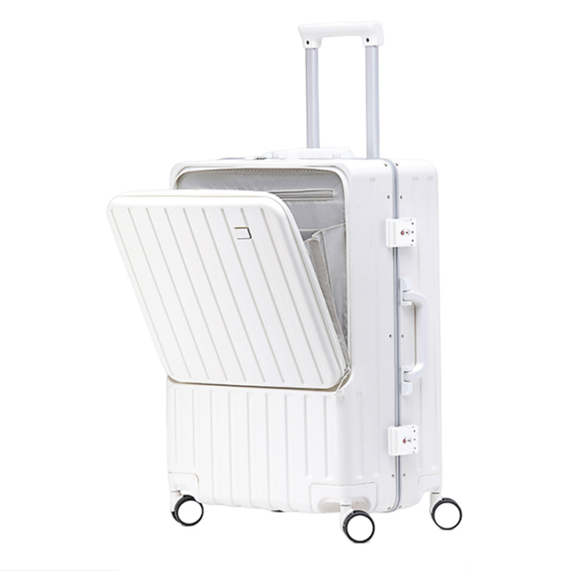 Aluminum Frame Carry On Luggage - Многофункциональный чемодан на колесиках с передним