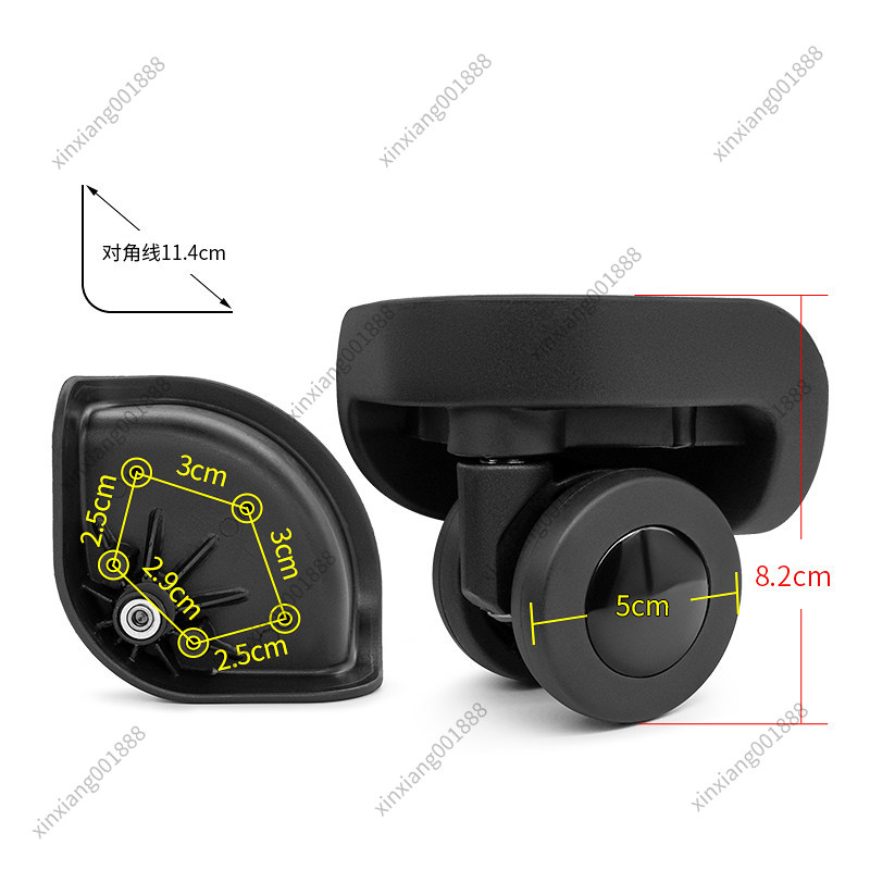 Silent Replacement Luggage Wheels - Запасные бесшумные колеса ShengYuan C20 для