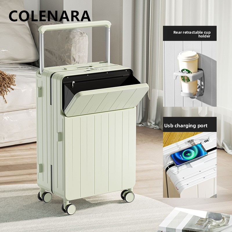 Многофункциональный чемодан CO – обзор и цена Front Opening Laptop Luggage 24 Inch