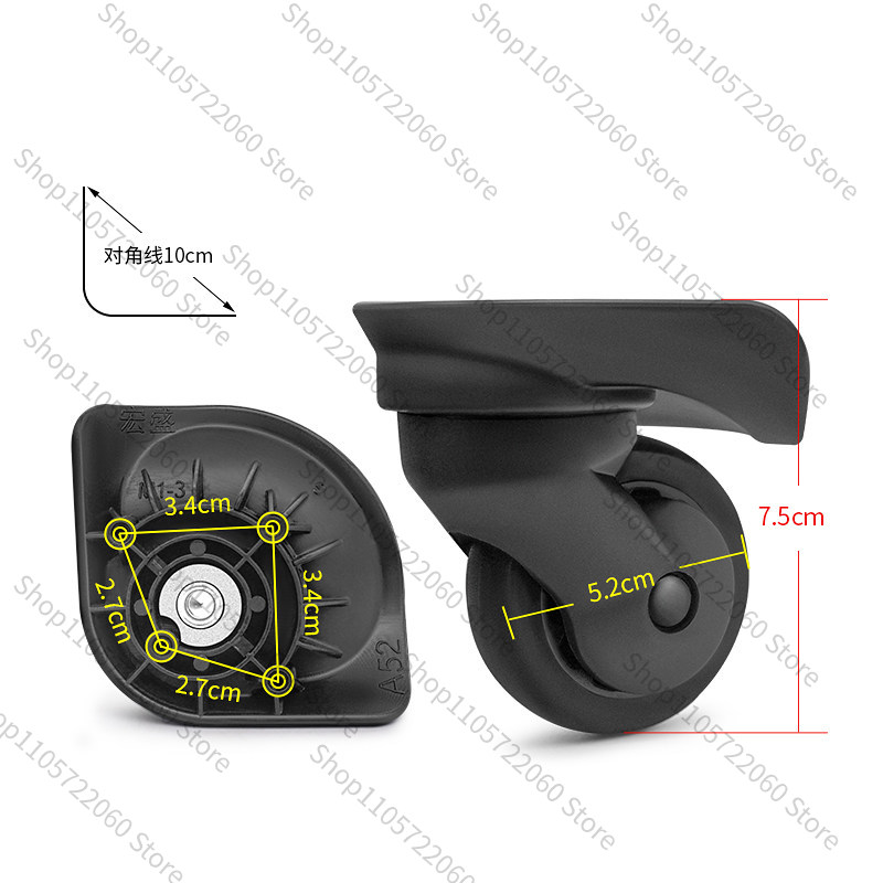 Для W048 #   Запасные части дл – обзор и цена Silent Replacement Luggage Wheels