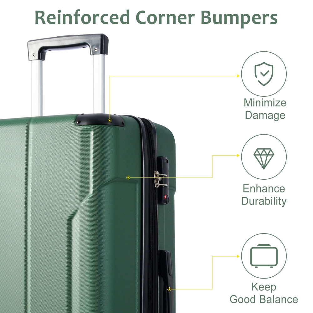 Комплект из 2 расширяемых чемо – обзор и цена Expandable Hard Shell Luggage Set