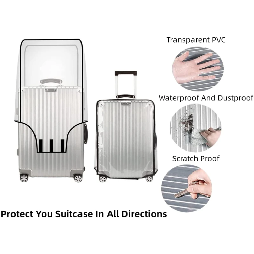 Новый прозрачный водонепроница – обзор и цена Waterproof Suitcase Cover Protector