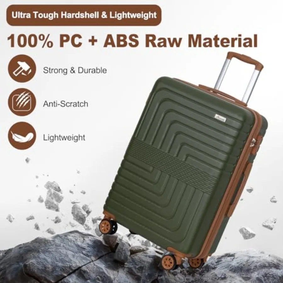 Набор из 3 расширяемых чемодан – обзор и цена Expandable Hard Shell Luggage Set