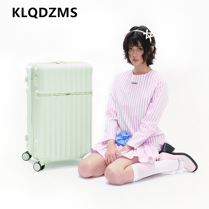 KLQDZMS чемодан на колесиках,  – обзор и цена Spinner Wheel Rolling Suitcase 20 Inch