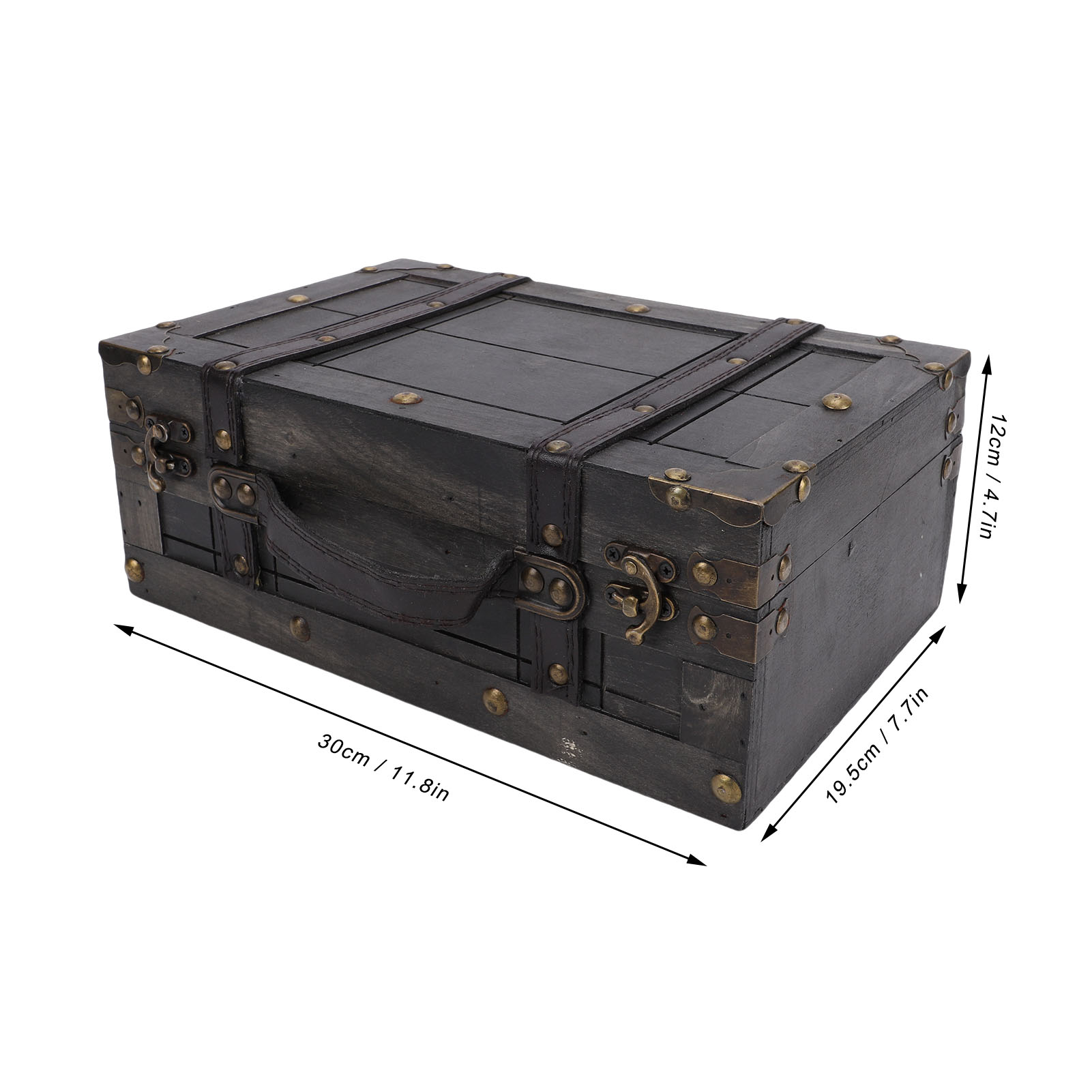 Деревянный сундук для хранения – обзор и цена Retro Vintage Trunk Suitcase