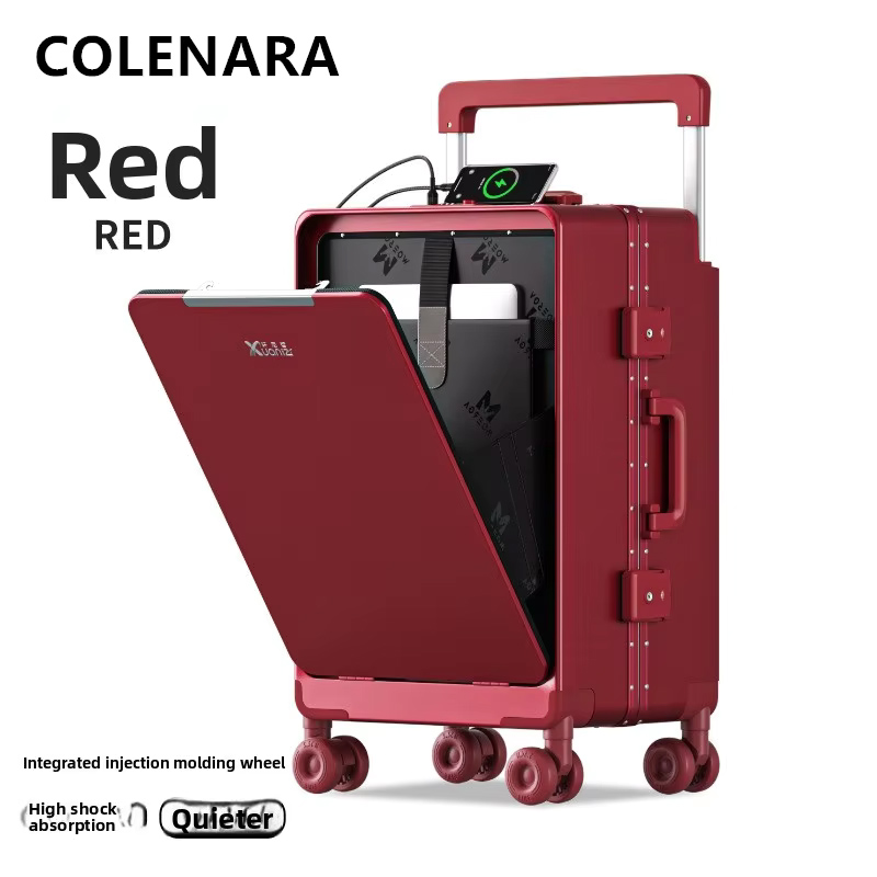 Чемодан COLENARA из ABS+PC с п – обзор и цена Front Opening Laptop Luggage 24 Inch