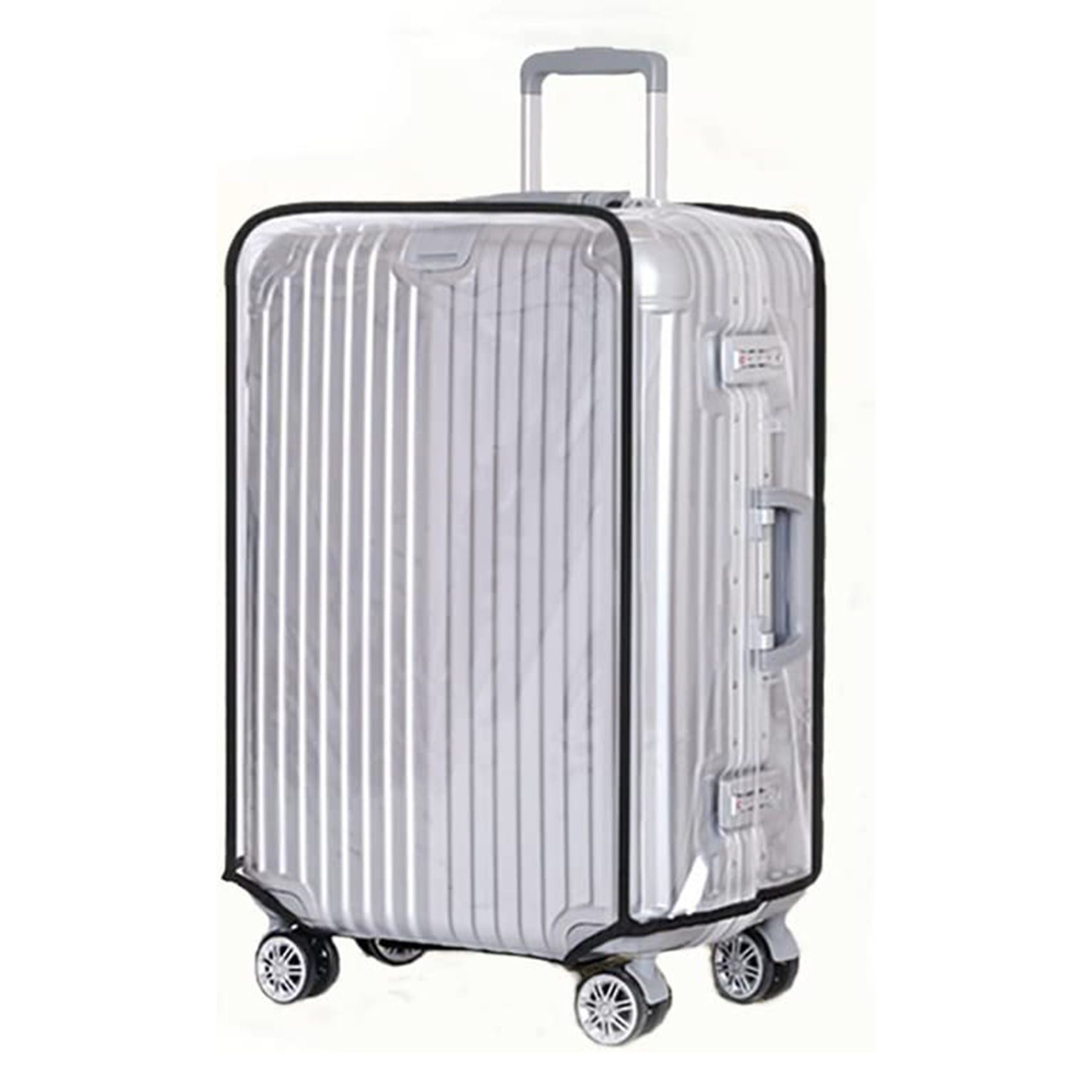 Новый полностью прозрачный чех – обзор и цена Waterproof Suitcase Cover Protector