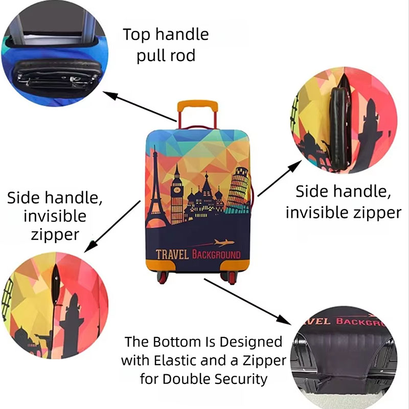 Новый водонепроницаемый защитн – обзор и цена Waterproof Suitcase Cover Protector