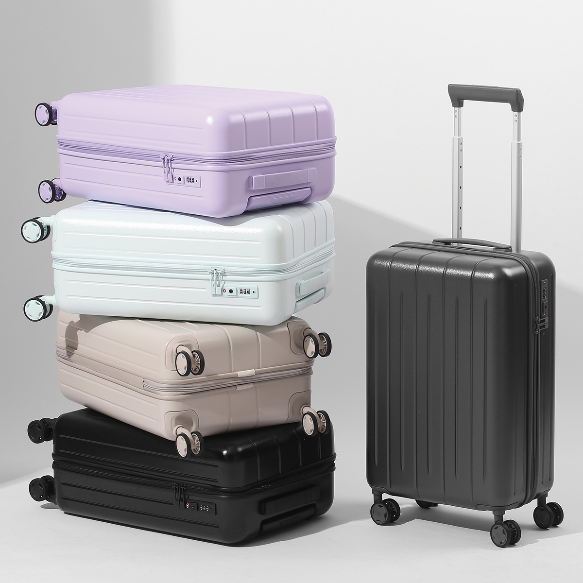 20-дюймовый жесткий чемодан дл – обзор и цена Spinner Wheel Rolling Suitcase 20 Inch