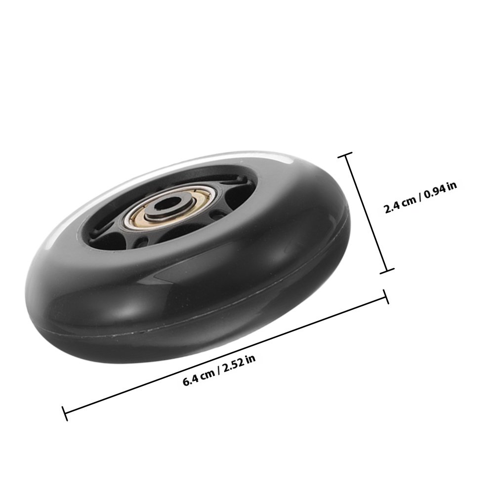 4 шт. прозрачных сменных колес – обзор и цена Silent Replacement Luggage Wheels