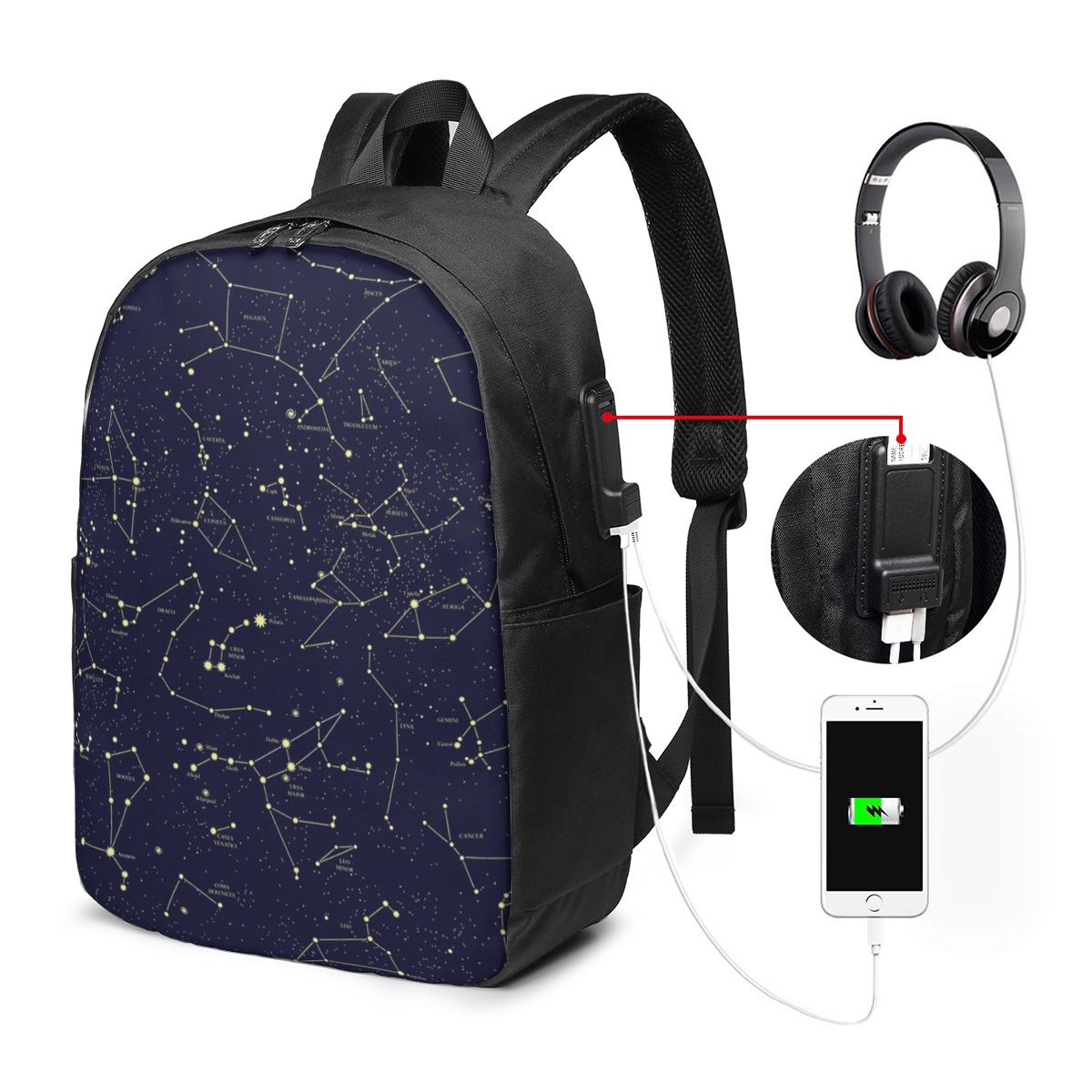 Рюкзак с изображением золотых  – обзор и цена Travel Bags
