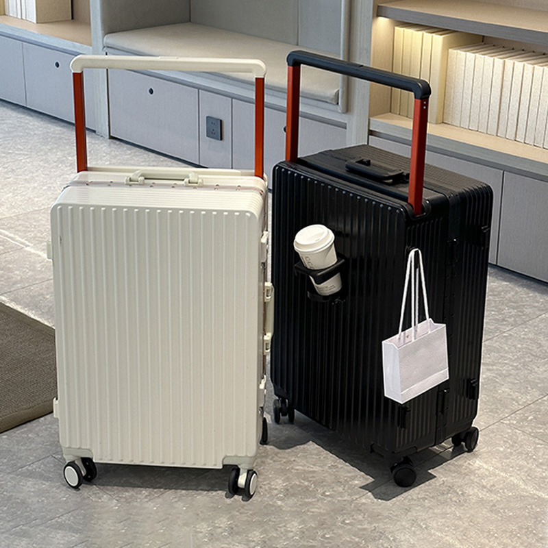 Новый чемодан с широкой ручкой – обзор и цена Aluminum Frame Carry On Luggage