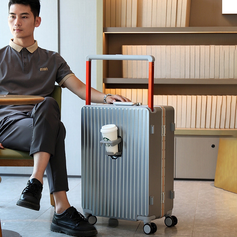 Новый чемодан с широкой ручкой – обзор и цена Aluminum Frame Carry On Luggage