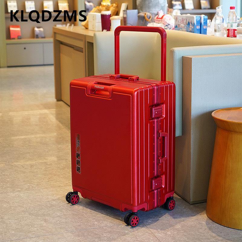 KLQDZMS чемодан с алюминиевой  – обзор и цена Aluminum Frame Carry On Luggage