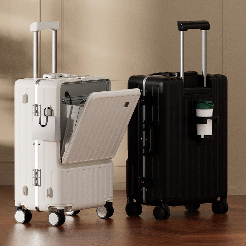Многофункциональный чемодан на – обзор и цена Aluminum Frame Carry On Luggage