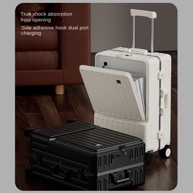 Многофункциональный чемодан на – обзор и цена Aluminum Frame Carry On Luggage