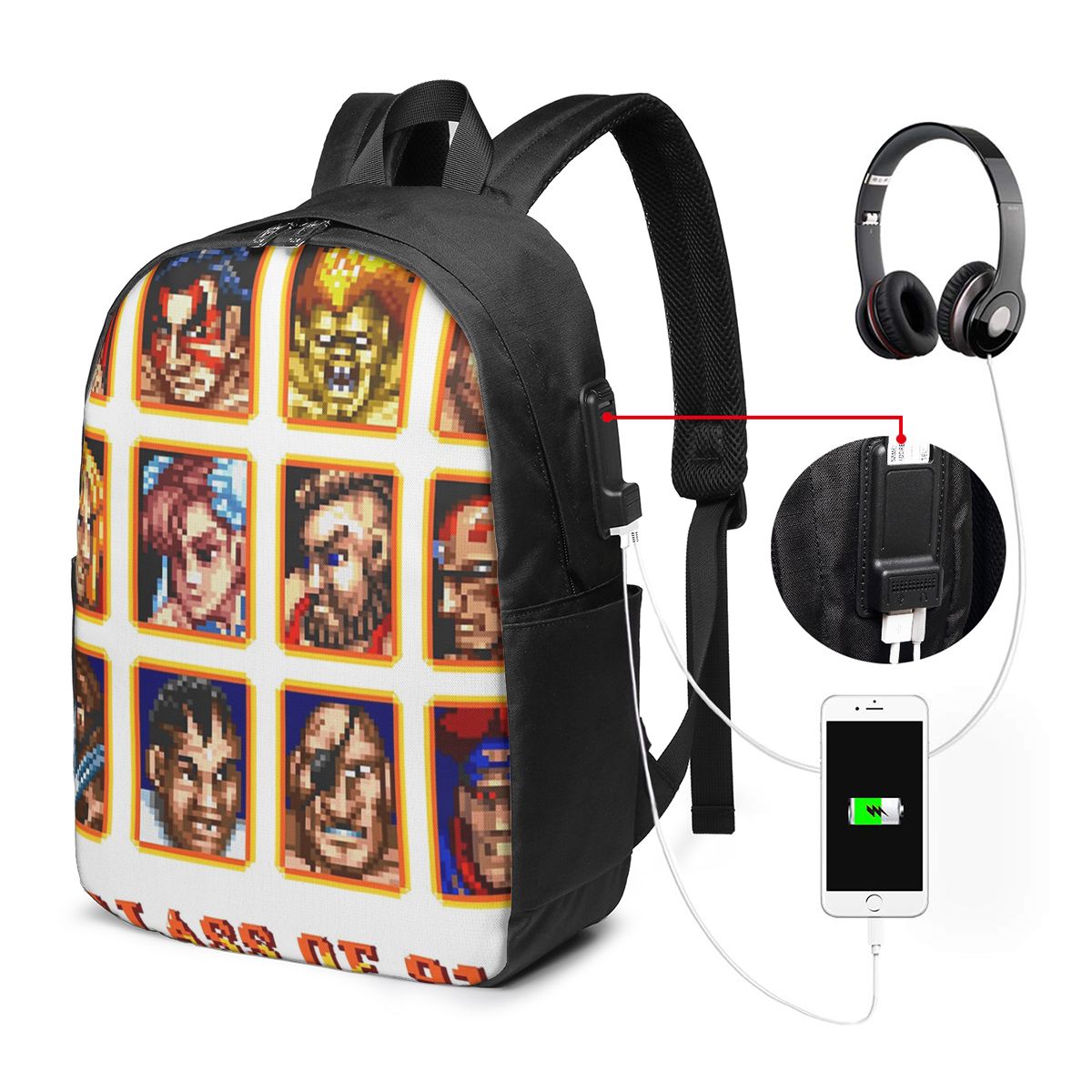 Рюкзак Defeated Portraits Supe – обзор и цена Travel Bags