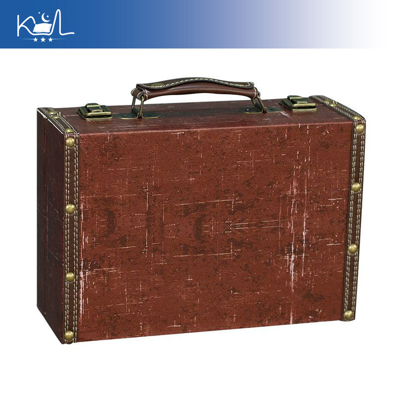Винтажный красный декоративный – обзор и цена Retro Vintage Trunk Suitcase