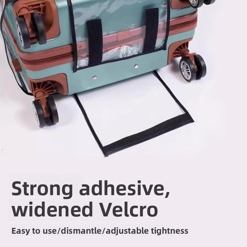 Утолщённый защитный чехол для  – обзор и цена Luggage Protective Cover Transparent