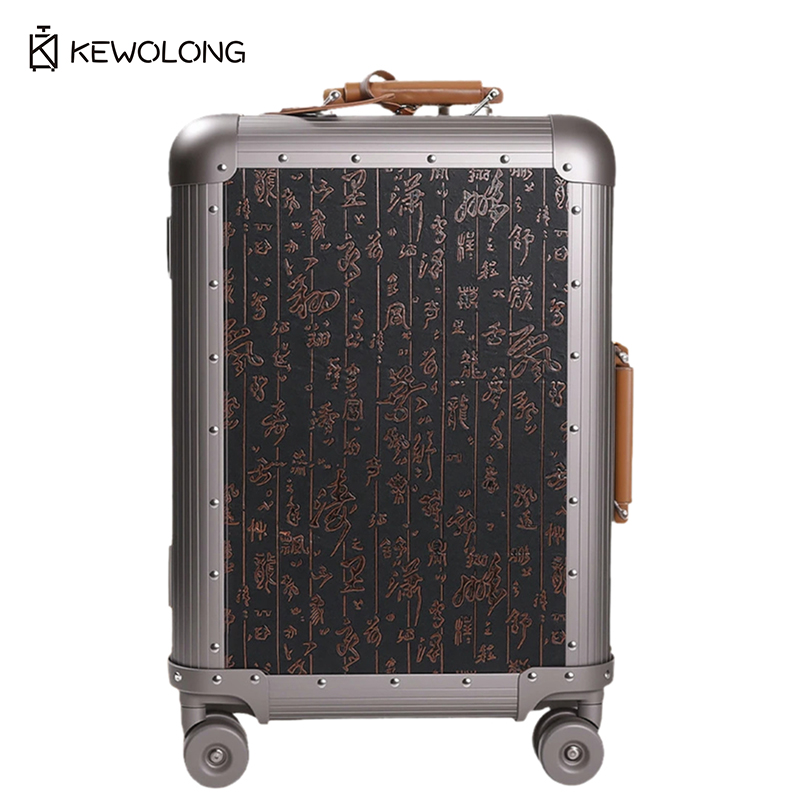 Полностью алюминиево-магниевый – обзор и цена Spinner Wheel Rolling Suitcase 20 Inch