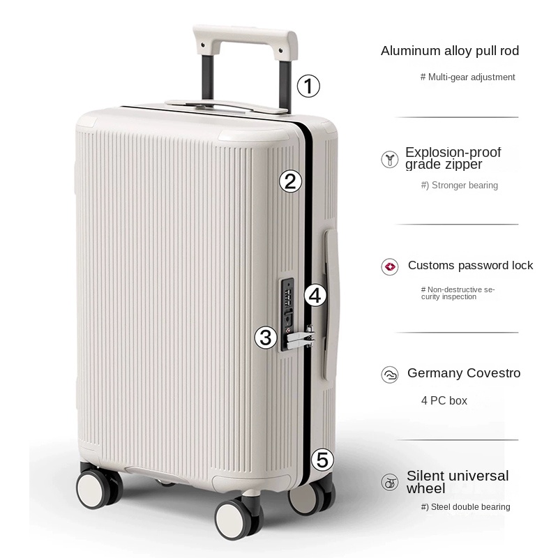 20-дюймовый чемодан на колесах – обзор и цена Cabin Size Lightweight Travel Trolley