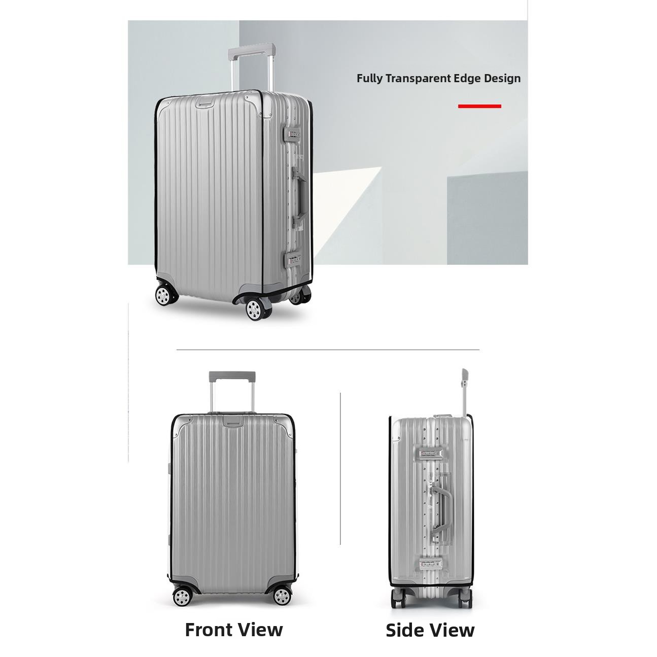 Утолщённый водонепроницаемый п – обзор и цена Luggage Protective Cover Transparent