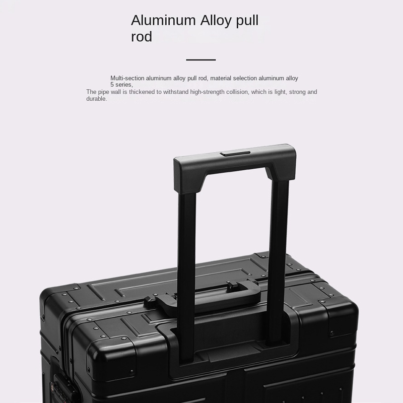 20/24/26/28-дюймовый алюминиев – обзор и цена Spinner Wheel Rolling Suitcase 20 Inch