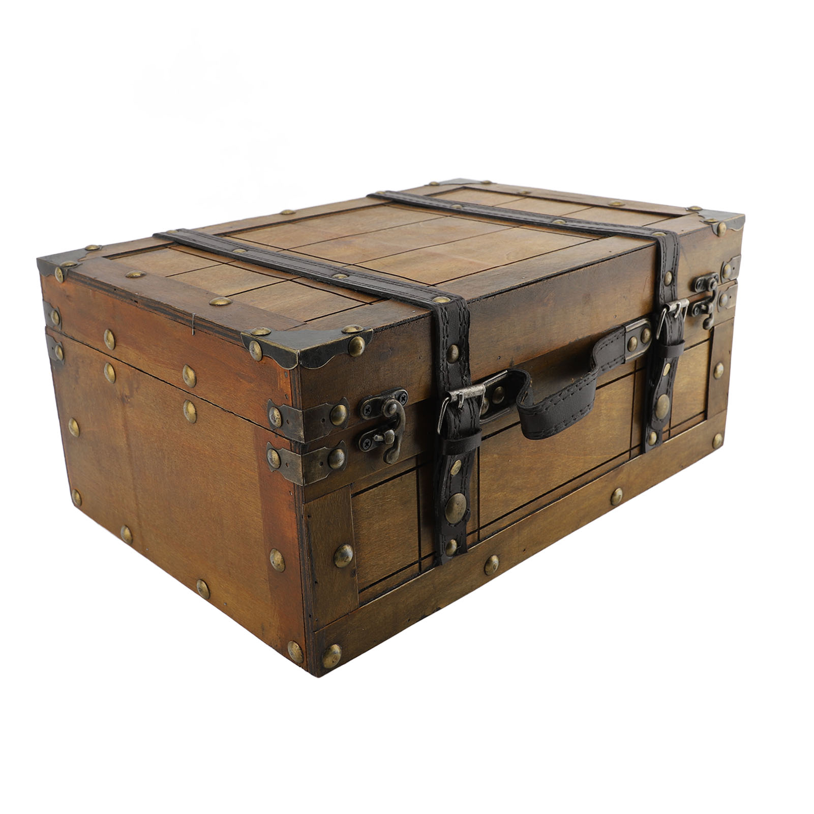 Ретро чемодан из синтетическог – обзор и цена Retro Vintage Trunk Suitcase