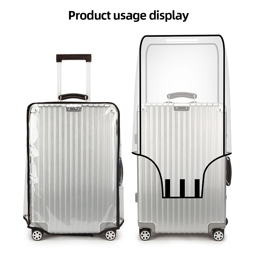 Прозрачный защитный чехол для  – обзор и цена Waterproof Suitcase Cover Protector