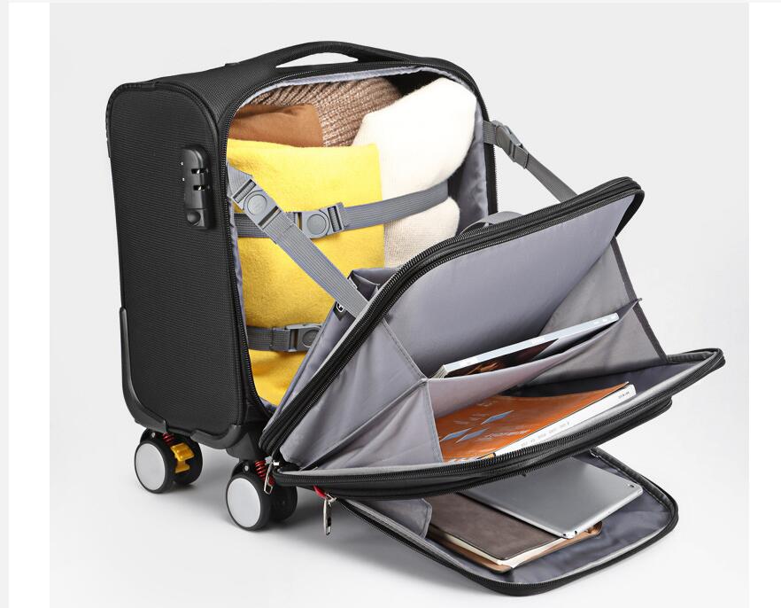 Чемодан на колесиках мужской д – обзор и цена Spinner Wheel Rolling Suitcase 20 Inch