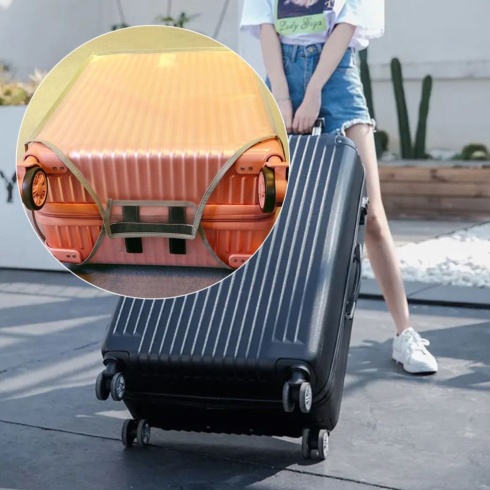 Прозрачный чехол для багажа из – обзор и цена Waterproof Suitcase Cover Protector