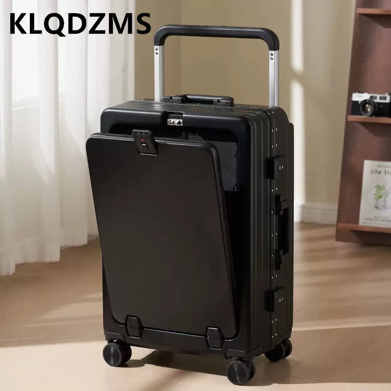 KLQDZMS 20/22/24/26-дюймовый в – обзор и цена Front Opening Laptop Luggage 24 Inch